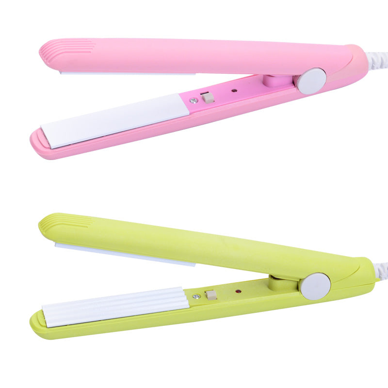 Mini ceramic straightening splint electric curling iron