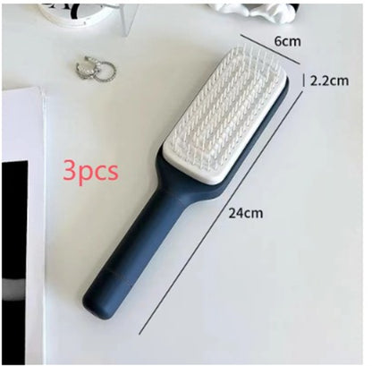4 In 1 Self Cleaning Hair Brush New Self-Cleaning Hairbrush