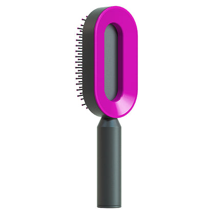 Push-to-clean Design Airbag Massage Comb