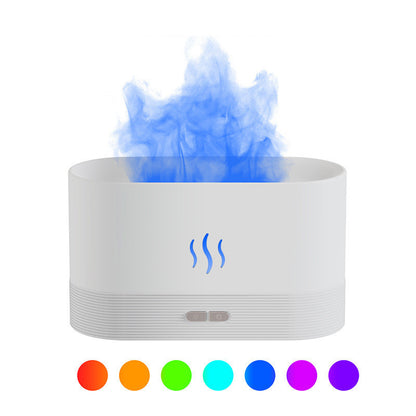 Aroma Diffuser With Flame Light Mist Humidifier Diffuser
