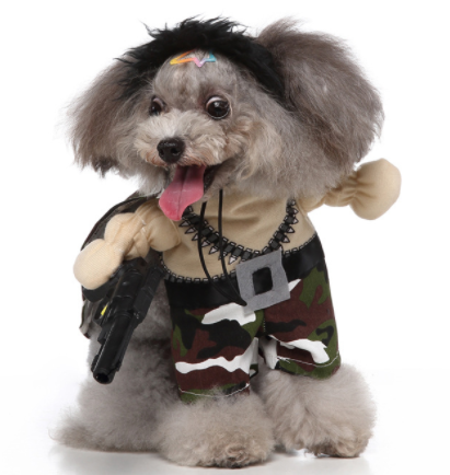 Cosplay Pet Supplies Standing Outfit Funny Dog Clothes