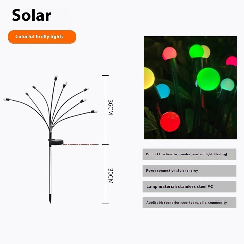 Solar Firefly Villa Outdoor Waterproof Garden Lamp