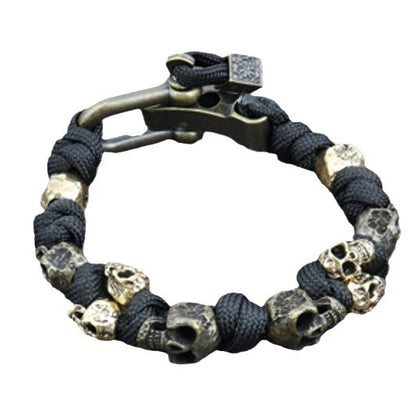 Halloween Jewelry Skull Premium Paracord Bracelet Stylish Skull