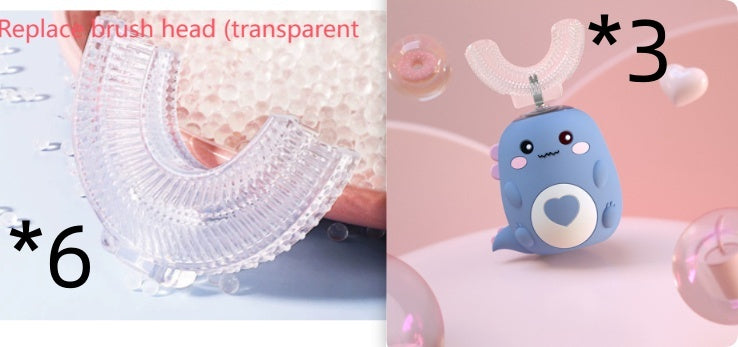 Children'S Electric Toothbrush Food Grade Silicone Oral