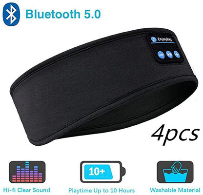 Wireless Bluetooth Sleeping Headphones Headband Thin Soft Elastic