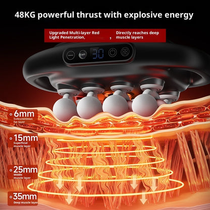 Muscle Relaxation Massager Multi-head Massage Gun Deep Tissue