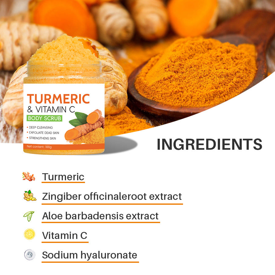 Turmeric Body Cleanser Facial Scrub Cleansing Oil Control
