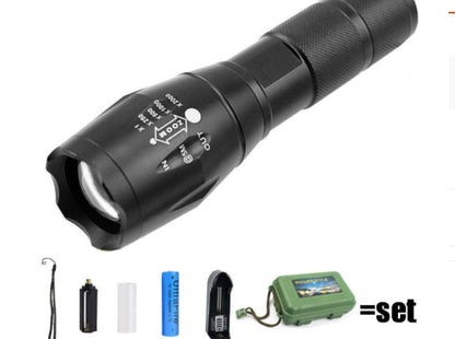 Strong Light Flashlight Special Forces Rechargeable