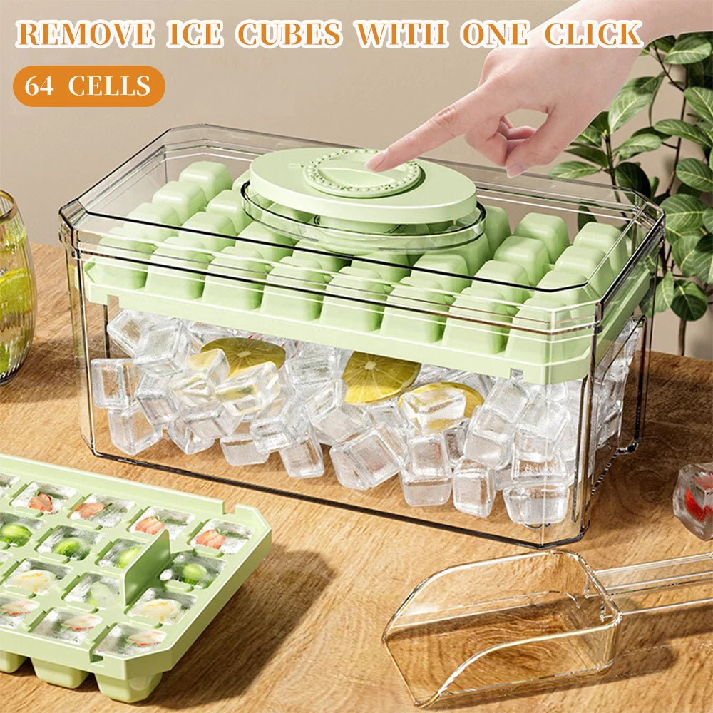 PP Material Ice Mould Quick Demould Ice Cube Tray Creative