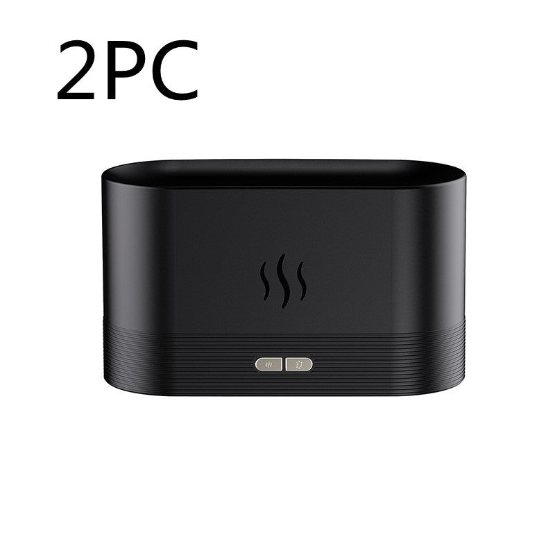 Aroma Diffuser With Flame Light Mist Humidifier Diffuser