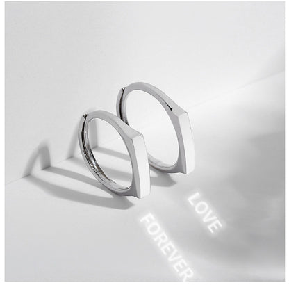 S925 Sterling Silver Rings By Light New Jewelry