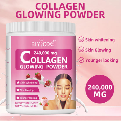 OEM ODM Private Label Collagen Glowing Powder Herbal Supplement