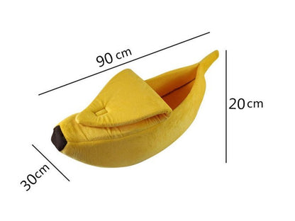 Pet House Dog Bed Banana Shape Dog House Cute Pet Kennel