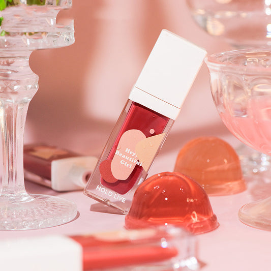 Ice-through Lip Glaze Moisturizing And Shiny Mirror Jelly Is Not Easy To Decolorize