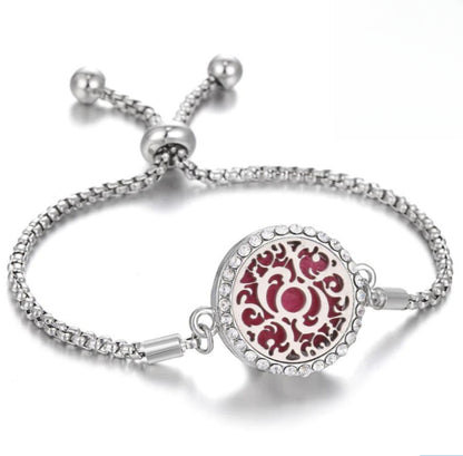 Essential oil diffusion bracelet