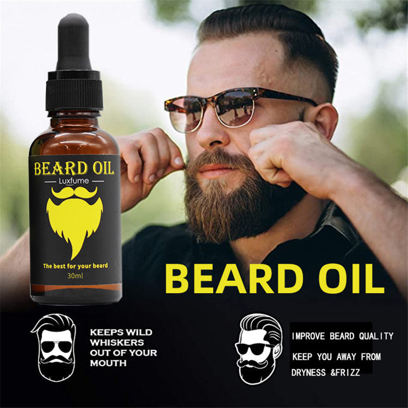 Men's Beard Hair Moisturizing Care Oil