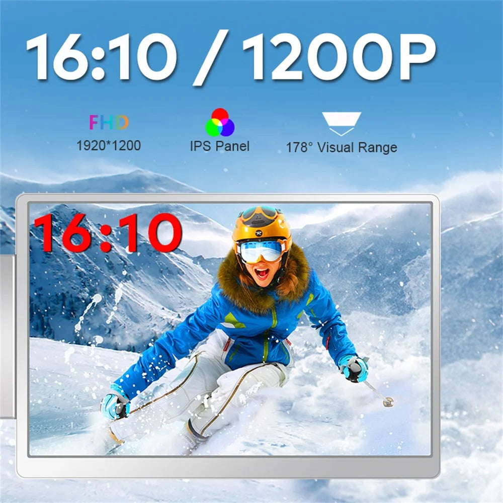 Portable LCD FHD IPS Gaming Backlit External Monitor