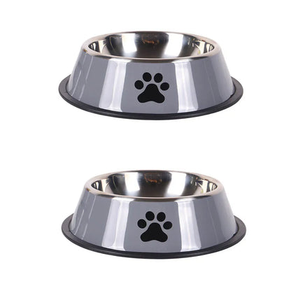 Stainless steel large capacity pet bowl dog food bowl
