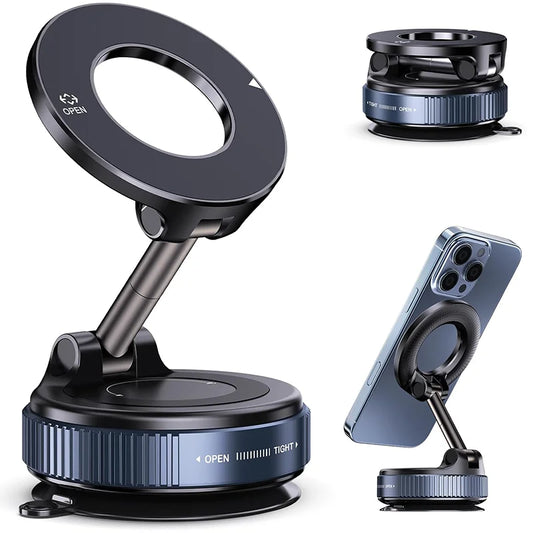 Car Phone Magnetic Stand Mechanical Vacuum Suction Cup