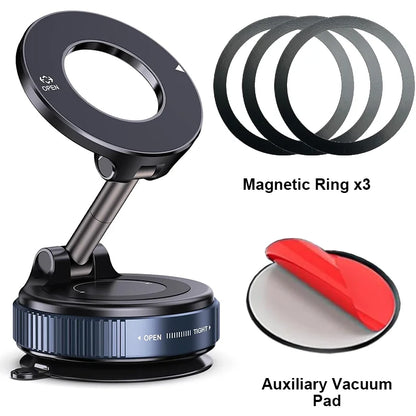 Car Phone Magnetic Stand Mechanical Vacuum Suction Cup