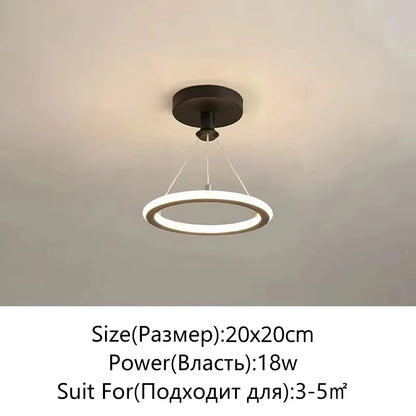 Nordic Simple LED Restaurant Pendant Lights Creative Light