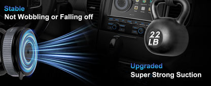 Car Phone Magnetic Stand Mechanical Vacuum Suction Cup