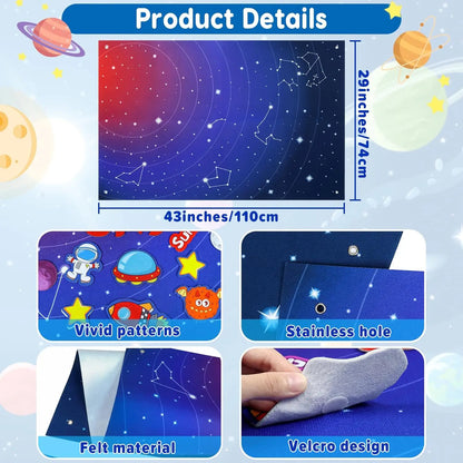Montessori Felt Board Story Set Toys Preschool Learning Activities