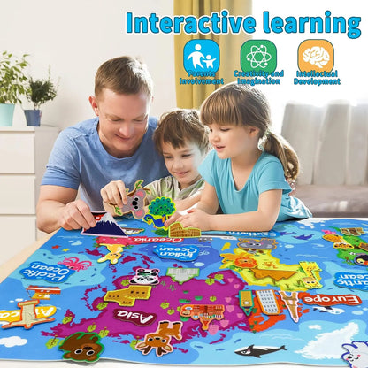 Montessori Felt Board Story Set Toys Preschool Learning Activities