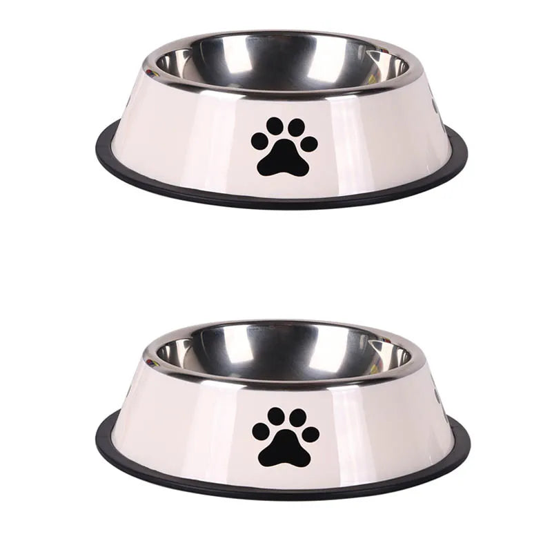 Stainless steel large capacity pet bowl dog food bowl