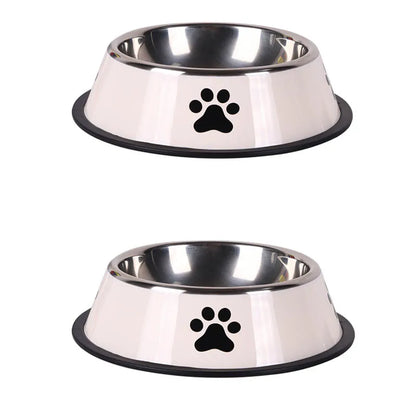 Stainless steel large capacity pet bowl dog food bowl