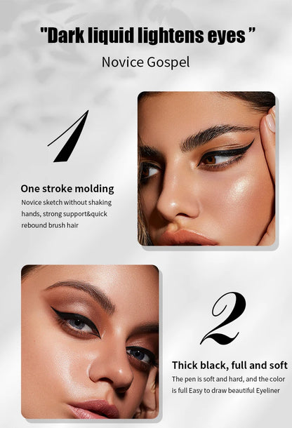 Waterproof Liquid Eyeliner Pen Sweatproof Long Lasting