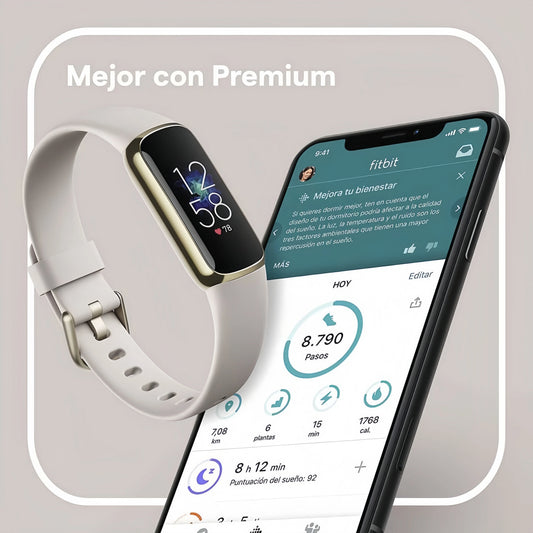 Fitbit Luxe Fitness Tracker AMOLED Screen 24/7 Heart Rate