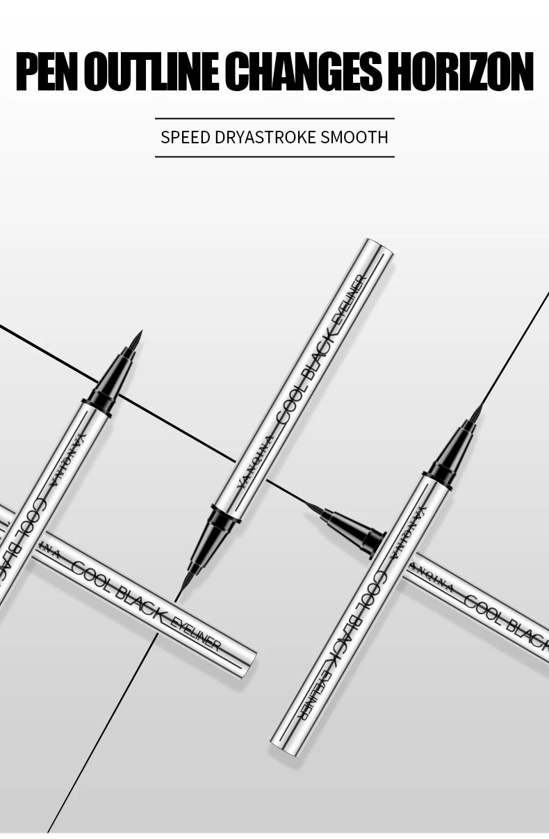 Waterproof Liquid Eyeliner Pen Sweatproof Long Lasting