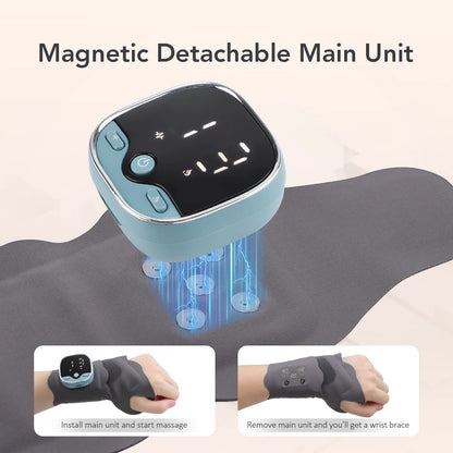 EMS Heating Wrist Massage Pad Cordless Hand Warmer Belt