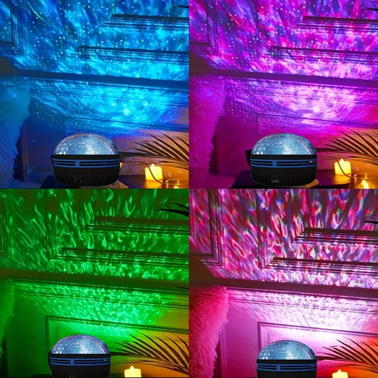1pc Star Projector Galaxy Projector For Bedroom Night Light