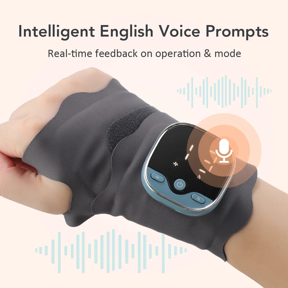 EMS Heating Wrist Massage Pad Cordless Hand Warmer Belt