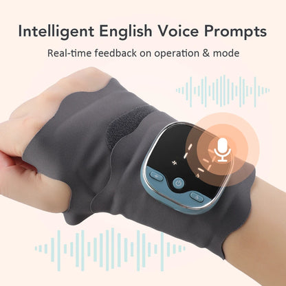 EMS Heating Wrist Massage Pad Cordless Hand Warmer Belt