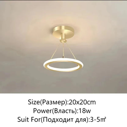 Nordic Simple LED Restaurant Pendant Lights Creative Light