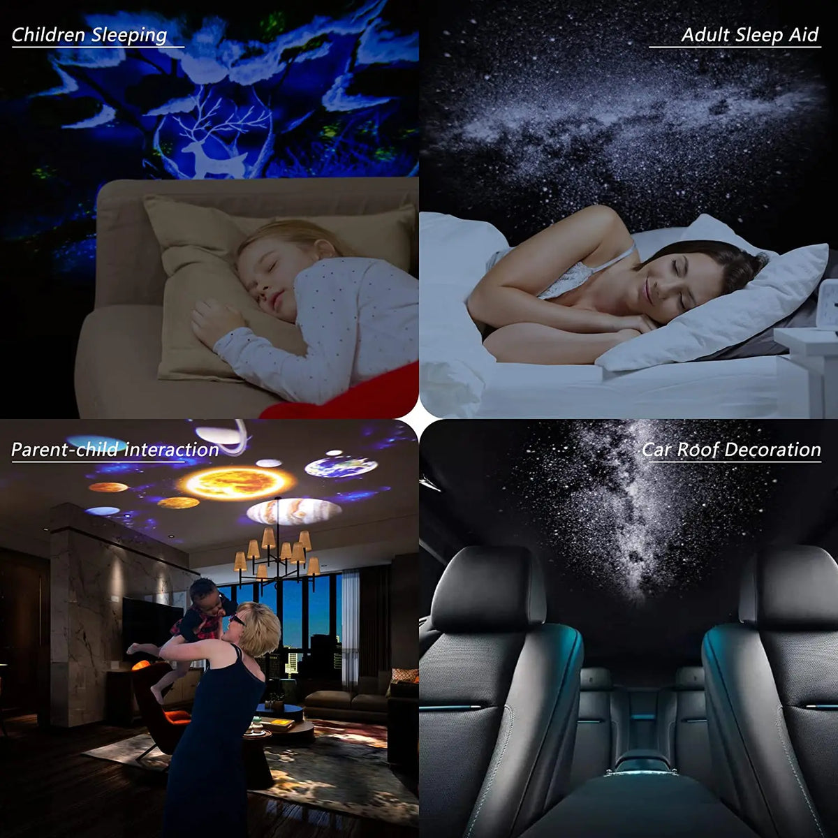Night Light Galaxy Projector Starry Sky Projector 360° Rotate