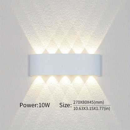 Led Wall Lamp Waterproof IP66 Up And Down Lighting Garden Decoration