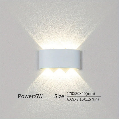 Led Wall Lamp Waterproof IP66 Up And Down Lighting Garden Decoration