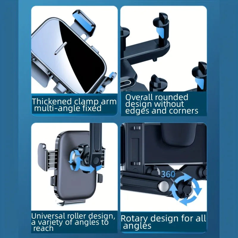 Universal Anti-Shaking Car Phone Holder Clip Type