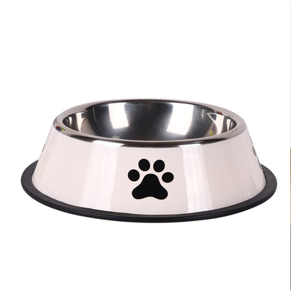 Stainless steel large capacity pet bowl dog food bowl