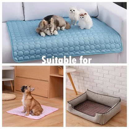 Dog Cooling Mat Summer Pet Cold Bed Extra Large