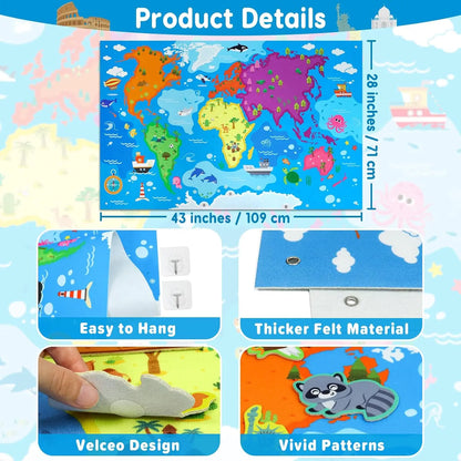 Montessori Felt Board Story Set Toys Preschool Learning Activities