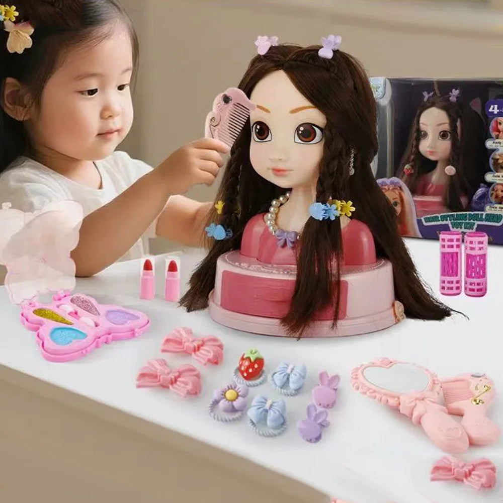 Doll Head for Hair Styling Makeup Play House Fashion