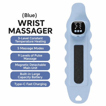 EMS Heating Wrist Massage Pad Cordless Hand Warmer Belt