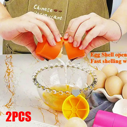 Multifunctional Egg Shell Opener Handheld Egg Cracker