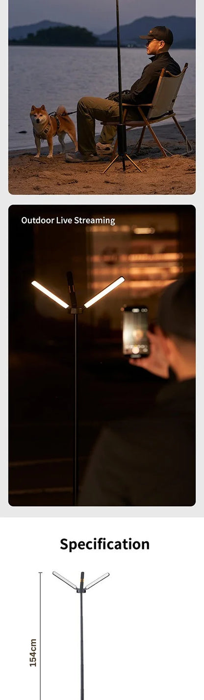 Telescopic Camping Light 15600mAh Rechargeable Lantern