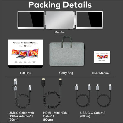 Portable LCD FHD IPS Gaming Backlit External Monitor